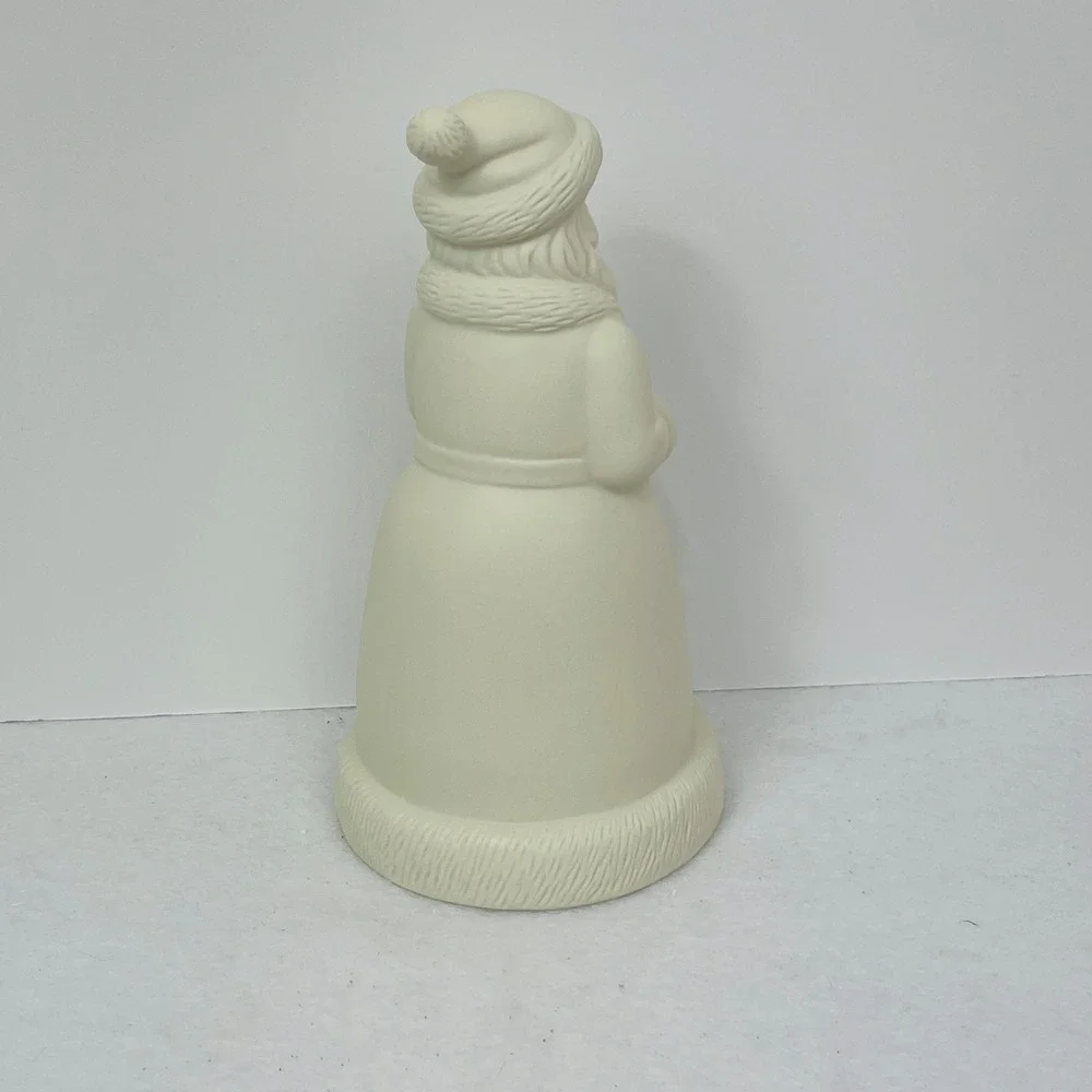 Lenox All is Bright Santa Figurine Light Up Ivory Porcelain Gold Letter E 863052